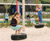Queen Swing With Flags - outdoor rope swing with tyre seats for parks 2