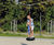 Queen Swing With Flags - outdoor rope swing with tyre seats for parks 3