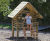 Big Playing House - larch wood playhouse for children’s outdoor play 2