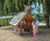 Big Playing House - larch wood playhouse for children’s outdoor play 3