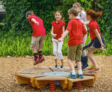 Bouncing Flower - steel and spring playground jumping equipment - on this page