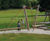 Triple Beam Swing - larch wood playground swing for group play 1