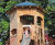 Big Hexagonal Platform With Roof - larch wood playground centrepiece 2