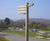 Hardwood timber fingerposts 1