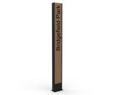Girder Sign - steel girder structure with signage