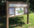Hardwood timber post sign / board 0