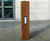 Illuminated hardwood timber bollards 1