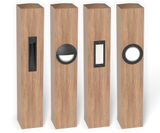 Illuminated hardwood timber bollards - on this page