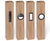 Illuminated hardwood timber bollards 0