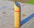 Splay hardwood timber bollard 1