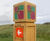 Square profile hardwood bollards 8