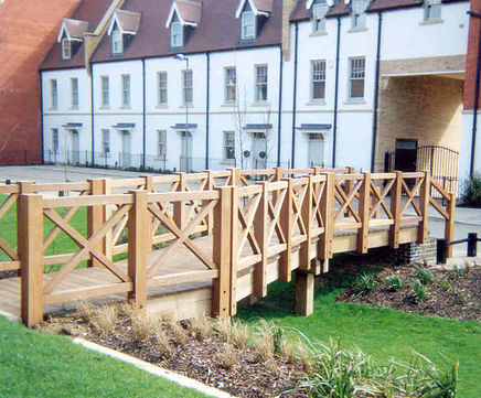 Cross Brace timber post and rail fencing