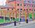 Cross Brace timber post and rail fencing 5