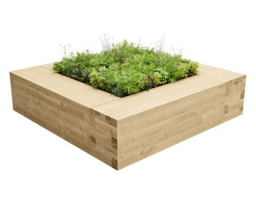 Askival Courtyard Bench - Modular combined planter and seating