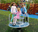 Solar Spinner Roundabout - outdoor metal playground spinning rocker - on this page