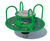 Solar Spinner Roundabout - outdoor metal playground spinning rocker 2