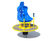 Simulator Roundabout - inclusive metal or plastic playground spinner 1