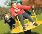 Simulator Roundabout - inclusive metal or plastic playground spinner - on this page