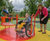 Swirl Inclusive Roundabout - wheelchair accessible playground spinner steel 0