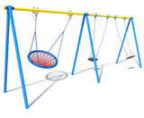 Viking Basket Swings - steel playground swing for group play - on this page