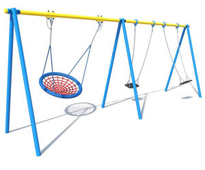 Viking Basket Swings - steel playground swing for group play
