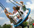 Pendulum Swing with Basket Seat - steel playground swing for group play 0