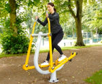 Skier - outdoor gym equipment for full body cardio workout