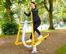 Skier - outdoor gym equipment for full body cardio workout