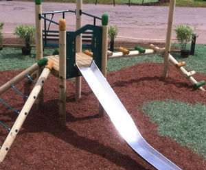 Mini Forest Copse Multiplay Unit - timber playground climbing frame