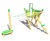 Forest multiplay systems - timber playground climbing and slide system 0