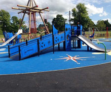 Wicksteed Armada Range - ship-themed outdoor playground equipment