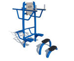 Step Box Multi-Gym - outdoor steel fitness station for strength training