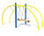 Crusader Rope End Swing - group playground swing with rope seat 7