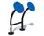 Two Wheel Spinner - outdoor steel gym equipment for upper body exercise 0
