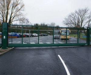 Automated cantilever sliding gates