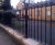 Urban Solid Bar Railings - steel boundary fencing for parks and estates 1