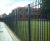 Urban Solid Bar Railings - steel boundary fencing for parks and estates 2