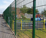 DB6 Security Mesh Fencing - steel perimeter fence for site protection