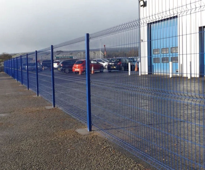 Urban V3 Security Mesh Fencing System - welded steel perimeter panels