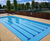 Resin bound surface for gym's swimming pool surround 2