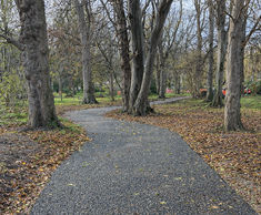 Addaflex-R recycled rubber and woodland paths, Abergele