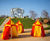 Resin bound porous paths, Hampton Court Palace play area 0