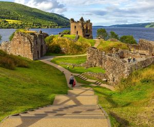 Addastone pathways and Terrabase surfacing for historic Urquhart Castle