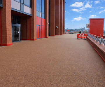 Resin bound surfacing - Liverpool FC's Anfield ground