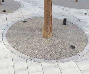 Addastone TP - porous resin bound tree pit surfacing system