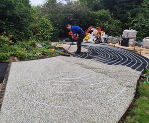 Teratherm Underfloor Resin Package - resin paving for energy harvesting