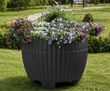 Orbea Floor Planter - recycled plastic self-watering planter