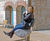 Stone Pendulum Swing - outdoor stone swing seat for playgrounds and parks 2