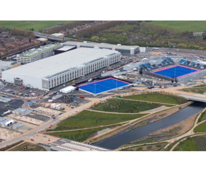 Acoustic roof damping, Olympic Park, London