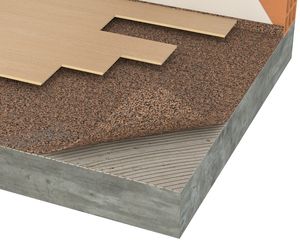 Acousticork T66 - recycled underlay for all floor types